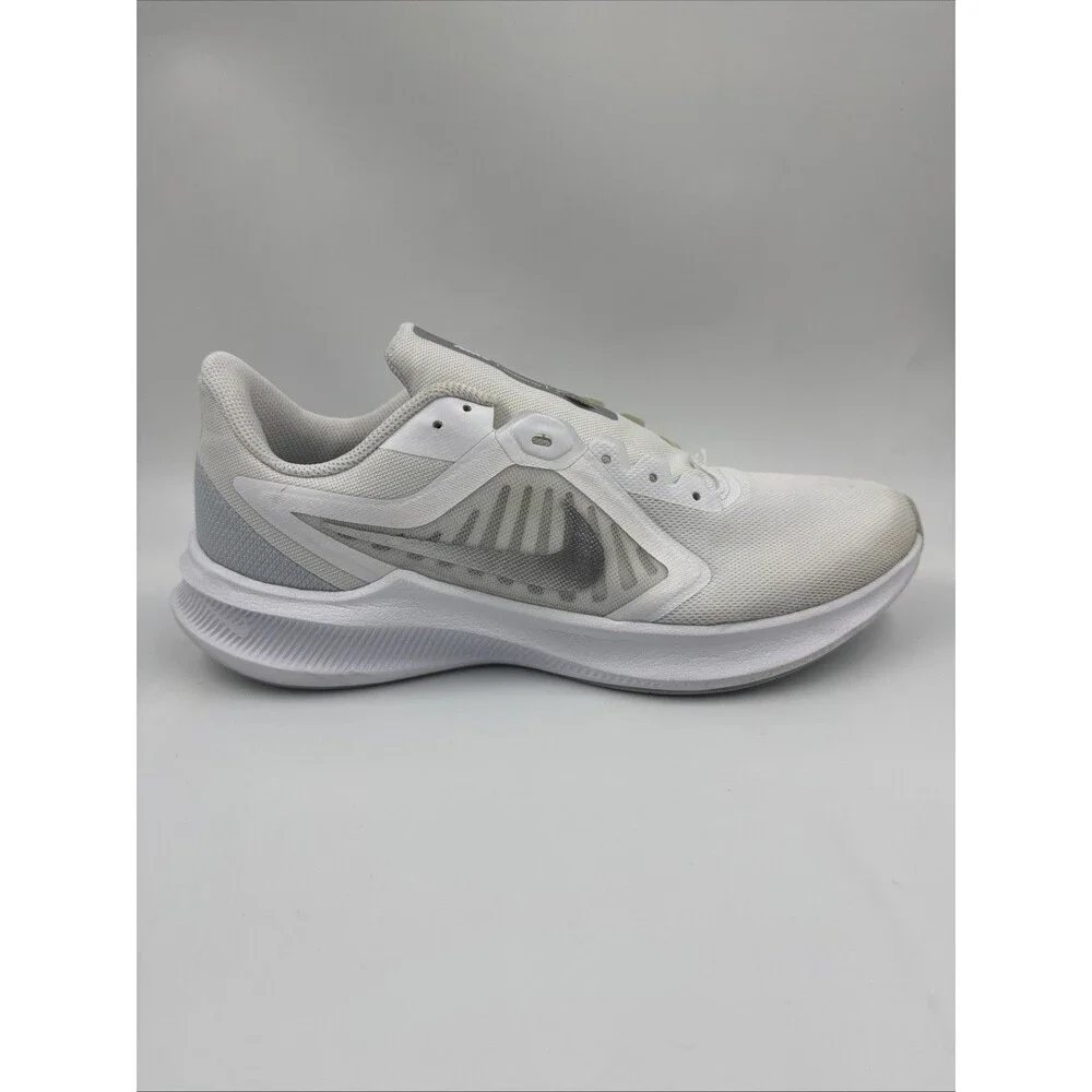 Nike Downshifter 10 Running Shoe Womens Size 11 White Gym Training Sneaker